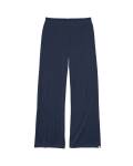 Engel: Loungehose Damen marine Interlock Wolle-Seide
