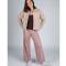 Engel: Loungehose Damen dustyrose Interlock Wolle-Seide