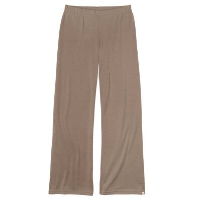 Engel: Loungehose Damen Sand Interlock Wolle-Seide