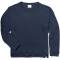 Engel: Sweatshirt Unisex marine Interlock Wolle-Seide