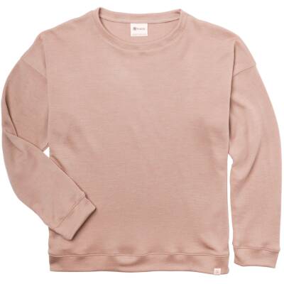 Engel: Sweatshirt Unisex dustyrose Interlock Wolle-Seide