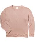 Engel: Sweatshirt Unisex dustyrose Interlock Wolle-Seide