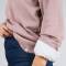 Engel: Sweatshirt Unisex dustyrose Interlock Wolle-Seide
