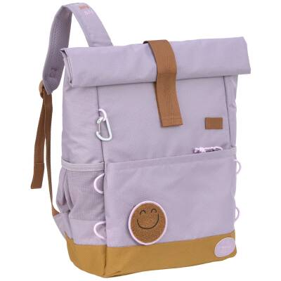 Lässig: Rucksack Medium Rolltop Little Gang lila