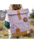 Lässig: Rucksack Medium Rolltop Little Gang lila