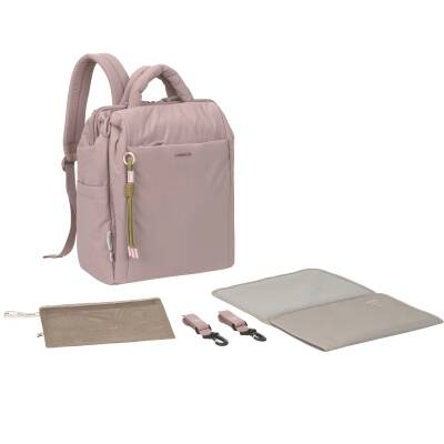 Lässig: Wickelrucksack Minoa rosa