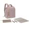 Lässig: Wickelrucksack Minoa rosa