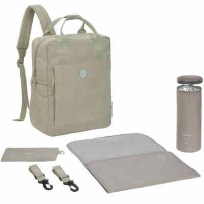Lässig: Wickelrucksack GRE Cord light khaki