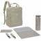 Lässig: Wickelrucksack GRE Cord light khaki