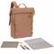 Lässig: Wickelrucksack GRE Rolltop almond