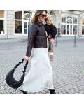 Lässig: Wickeltasche Crossbody Bum Bag Up Nubbed schwarz