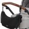 Lässig: Wickeltasche Crossbody Bum Bag Up Nubbed schwarz