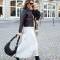 Lässig: Wickeltasche Crossbody Bum Bag Up Nubbed schwarz