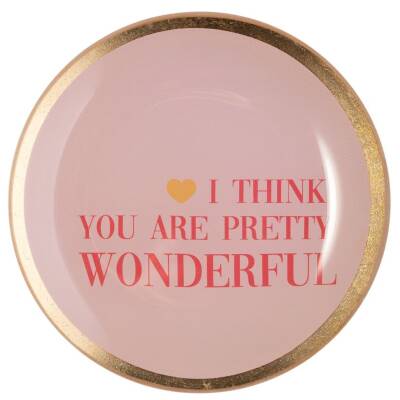 Love Plates Gift Company Glasteller Wonderful rund