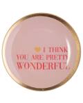 Love Plates Gift Company Glasteller Wonderful rund