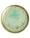 Love Plates Gift Company Glasteller Viel Glück rund