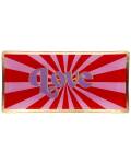 Love Plates Gift Company Glasteller Love 10x21cm