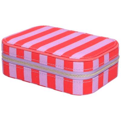 Schmucketui rot-lila gestreift Gift Company