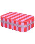 Schmucketui rot-lila gestreift Gift Company