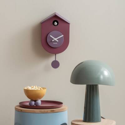 Karlsson: Grato Cuckoo Uhr-Kuckucksuhr mauve-lavender