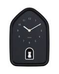 Karlsson: Wanduhr Modern Kitty schwarz