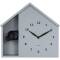 Karlsson: Wanduhr Peeking Doggy grau