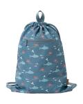 Fresk: Turnbeutel-Schwimmbeutel Shark blau