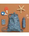 Fresk: Turnbeutel-Schwimmbeutel Shark blau