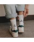Eulenschnitt: Socken Ich liebs