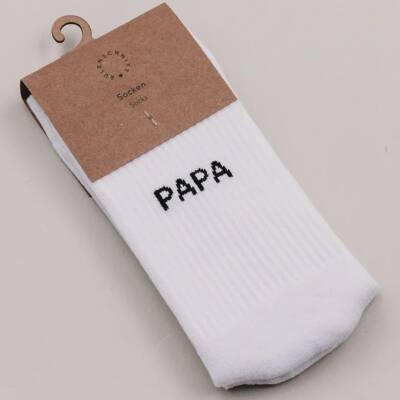 Eulenschnitt: Socken Papa
