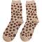 Miss Sparrow: Bambus Socken Leopard beige