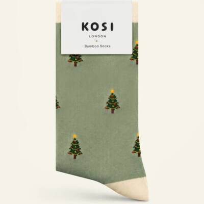 Bambus Socken Weihnachtsbaum Damen 36-42 Kosi