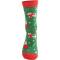 Miss Sparrow: Bambus Socken Xmas Cat grün