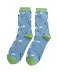 Männer Socken Bambus Golf Pattern denim Mr Sparrow