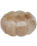 The Moshi: Elastisches Armband Acryl beige Amelia