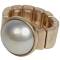 The Moshi: Elastischer Ring Elva gold-champagner