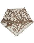 The Moshi: Schal Nova beige Leo-Muster