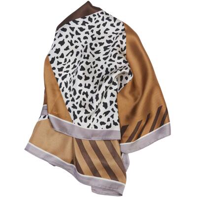 The Moshi: Halstuch 70x70cm Leo-Muster Linda