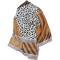 The Moshi: Halstuch 70x70cm Leo-Muster Linda