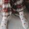 Eulenschnitt: Kinder Socken Zuckerstangen