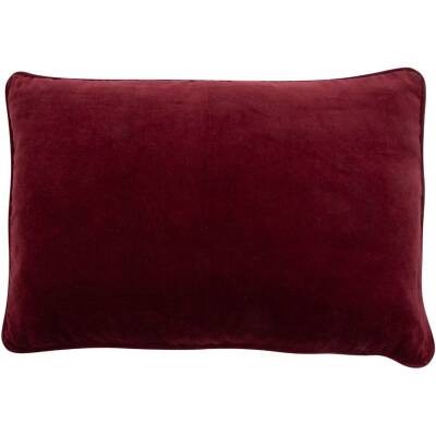 Imbarro: Samtkissen 40x60cm Lala P burgundy