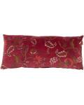Imbarro: Kissen Samt burgund Blumen Anima 30x70cm