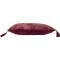 Imbarro: Kissen Samt burgund Blumen Pure 30x50cm