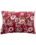 Imbarro: Kissen Samt burgund Blumen Essence 40x60cm