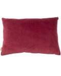 Imbarro: Kissen Samt burgund Blumen Essence 40x60cm