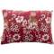Imbarro: Kissen Samt burgund Blumen Essence 40x60cm
