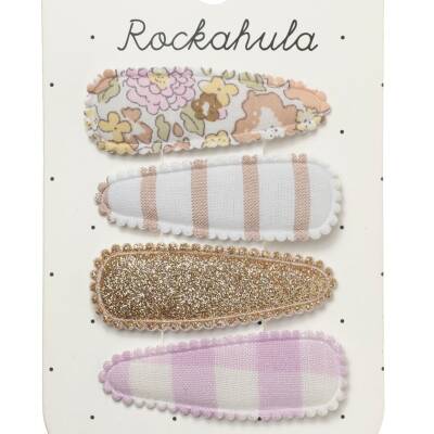 Rockahula: Haarspangen Fairytale Floral lila 4 Stück