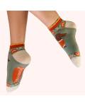 Powder: Sneaker Socken Damen Bambus Snuggly Dackel