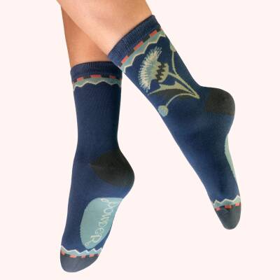 Powder: Socken Damen Bambus Distel