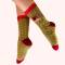 Powder: Kuschelsocken Damen Rotkelchen
